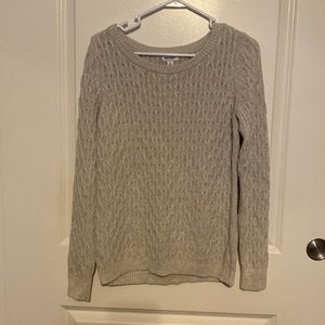 Cable knit sweater